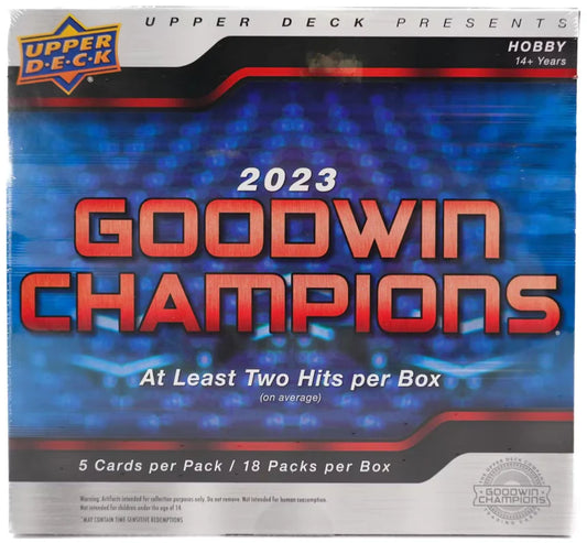 Break#4022 | 4 BOXES| 2023 UD GOODWIN CHAMPIONS FIRST NAME RANDOM #1** $100 GBCR+NEW GOODWIN BOUNTY **