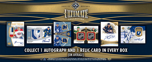 NEW! | 2022-23 Upper Deck Ultimate Collection Hockey HOBBY MASTER CASE (16 Box Case)