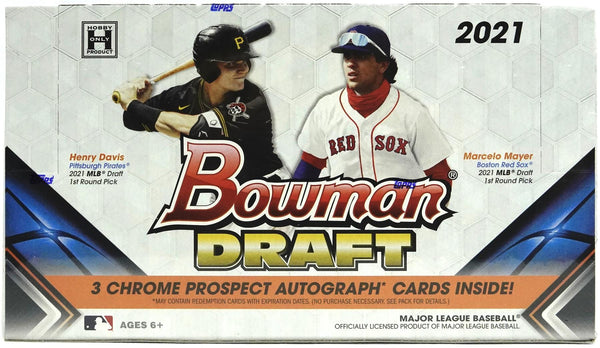 2021 Bowman Draft Baseball Hobby Jumbo Box – Wests Sports Cards