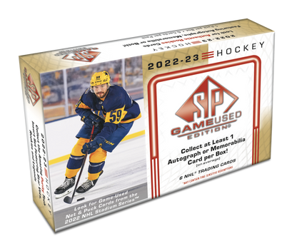NEW! | 2022-23 SP Game Used Hockey Hobby Box