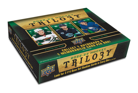 SALE! | 2022-23 Upper Deck Trilogy Hockey Hobby Box