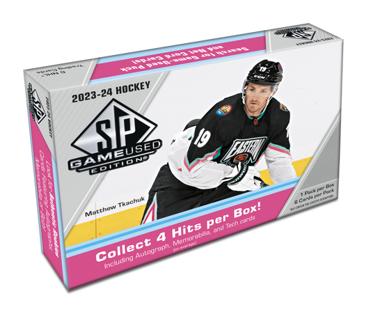 West's Sports Cards (WSC) 2023-24 Upper Deck SP Game Used Hockey HOBBY BOX (SPGU) [CONNOR BEDARD ROOKIE, CONNOR BEDARD DRAFT DAY MARKS]