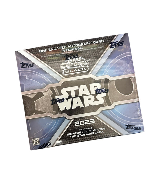 NEW! | 2023 Topps Star Wars Chrome Black Trading Cards Hobby Box