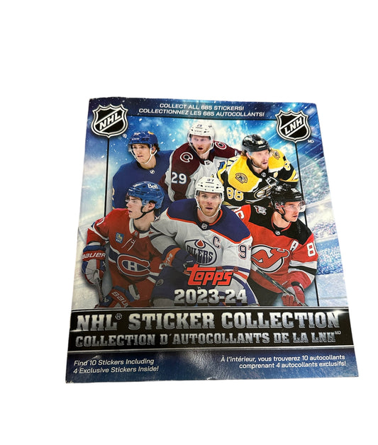NEW! | 2023-24 Topps NHL Sticker Collection Album