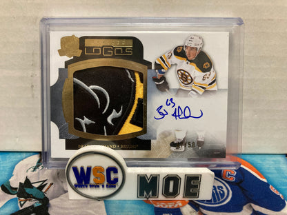 West's Sports Cards (WSC) 2011-12 Brad Marchand Upper Deck THE CUP LIMITED LOGOS LL-BM [17/50]