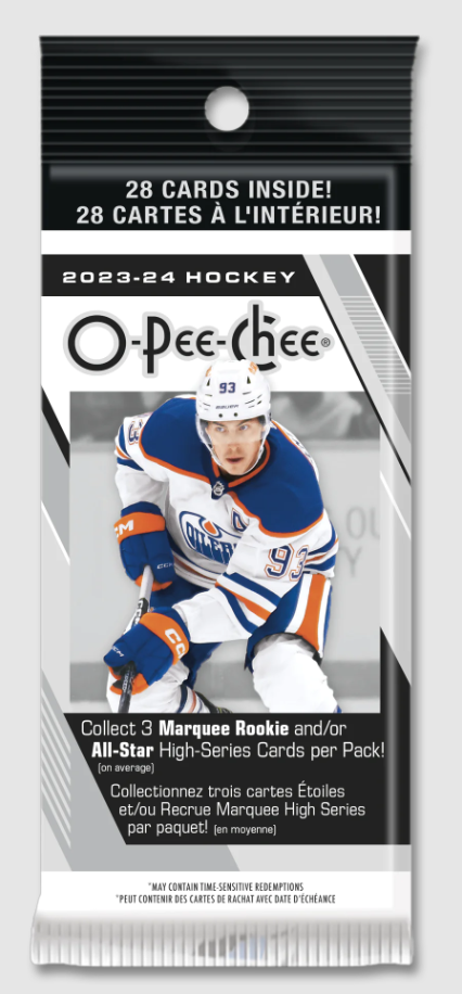 West's Sports Cards (WSC) 2023-24 Upper Deck O-Pee-Chee Hockey Fat Pack Box