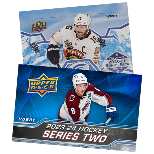 NEW! | BEDARD BONANZA !! 2021-22 Upper Deck Ice Hockey Hobby Box + 2023-24 Upper Deck Series Two Hockey Hobby Box