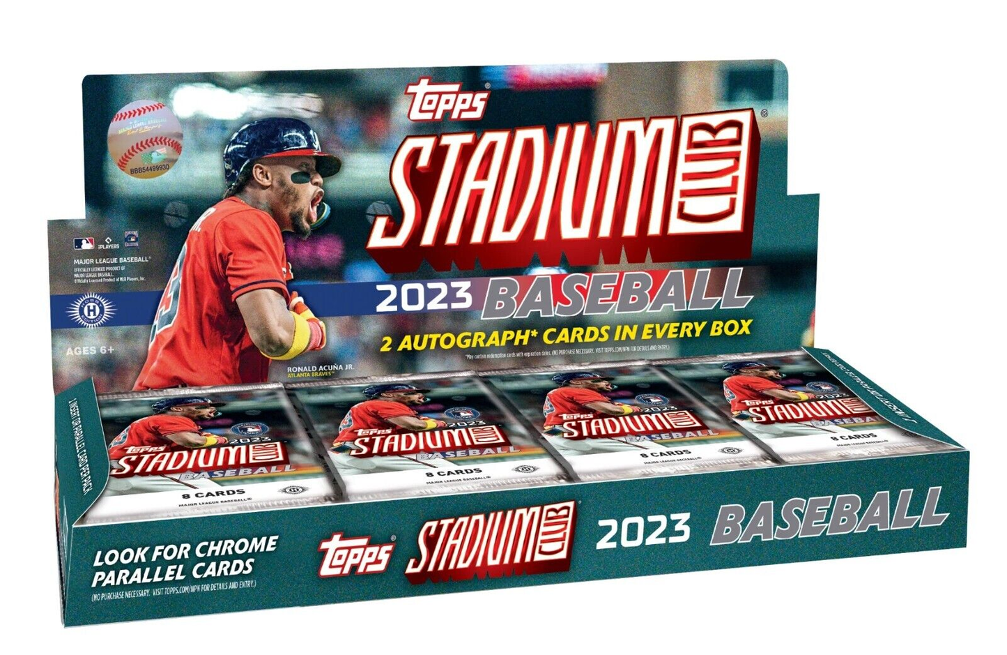 NEW! | 2023 Topps Stadium Club Baseball Hobby Box