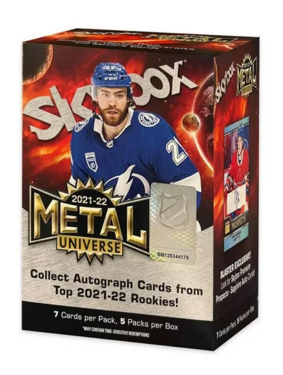 West's Sports Cards (WSC) 2021-22 Upper Deck Metal Universe Skybox Hockey Blaster Box