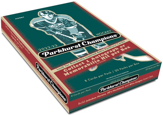 West's Sports Cards (WSC) 2022-23 Upper Deck Parkhurst Champions Hockey Hobby Box