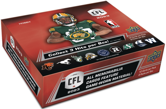 West's Sports Cards (WSC) 2023 Upper Deck CFL Football Hobby Box