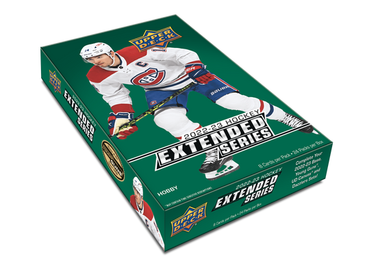 🔥🔥DOUBLE BOUNTY🔥🔥 Break #3602- 1 CASE (12 BOXES) 22-23 UPPER DECK EXTENDED SERIES HOBBY HOCKEY TEAM RANDOM + WIN $100 BREAK CREDIT + BOUNTY PRIZE AT $50-$75+NEW ACETATE BOUNTY ADDED AT $100!