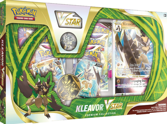 West's Sports Cards (WSC) Pokemon Sword and Shield [SS8] FUSION STRIKE Kleavor V Star Premium Collection