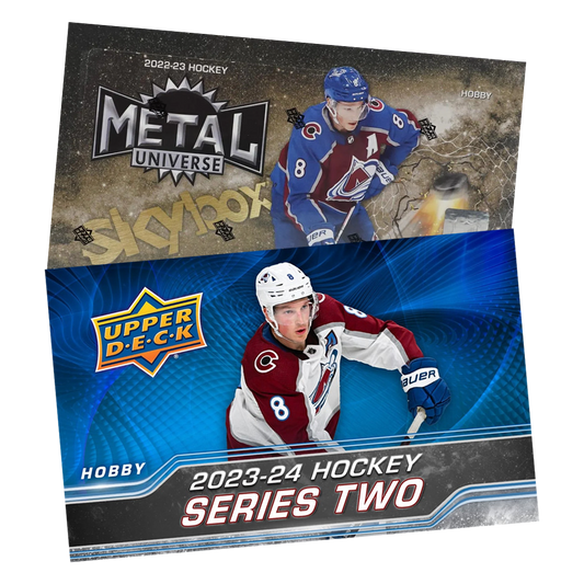 NEW! | BEDARD BONANZA !! 2022-23 Upper Deck Skybox Metal Universe Hockey Hobby Box + 2023-24 Upper Deck Series Two Hockey Hobby Box
