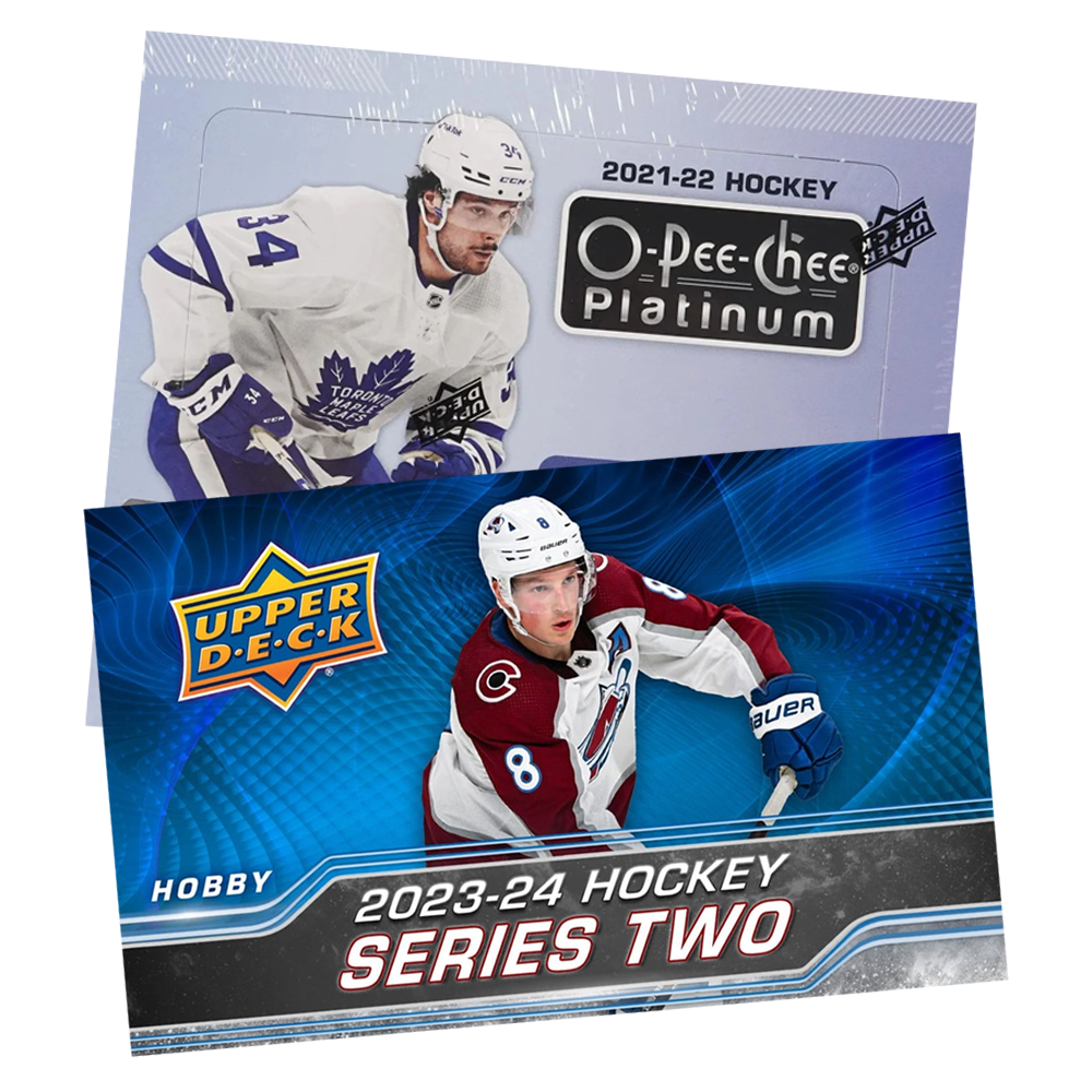 NEW! | BEDARD BONANZA !! 2021-22 OPC Platinum Hockey Hobby Box + 2023-24 Upper Deck Series Two Hockey Hobby Box