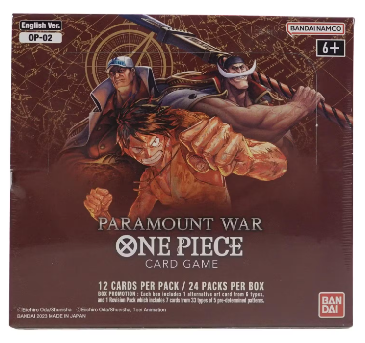 West's Sports Cards (WSC) One Piece: Paramount War BOOSTER BOX