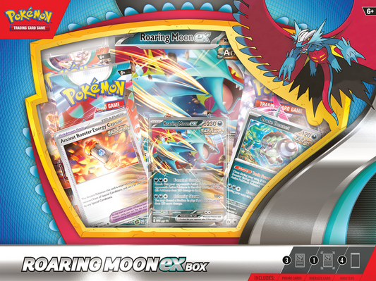 West's Sports Cards (WSC) Pokemon Scarlet and Violet [SV4] PARADOX RIFT Roaring Moon EX Box