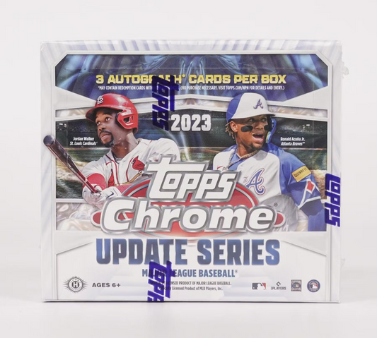 West's Sports Cards (WSC) 2023 Topps Chrome Update Series Baseball Hobby Jumbo Box