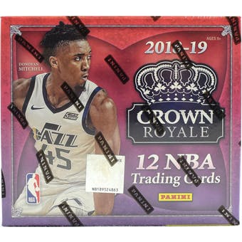 2018-19 Panini Crown Royale Basketball Hobby Box