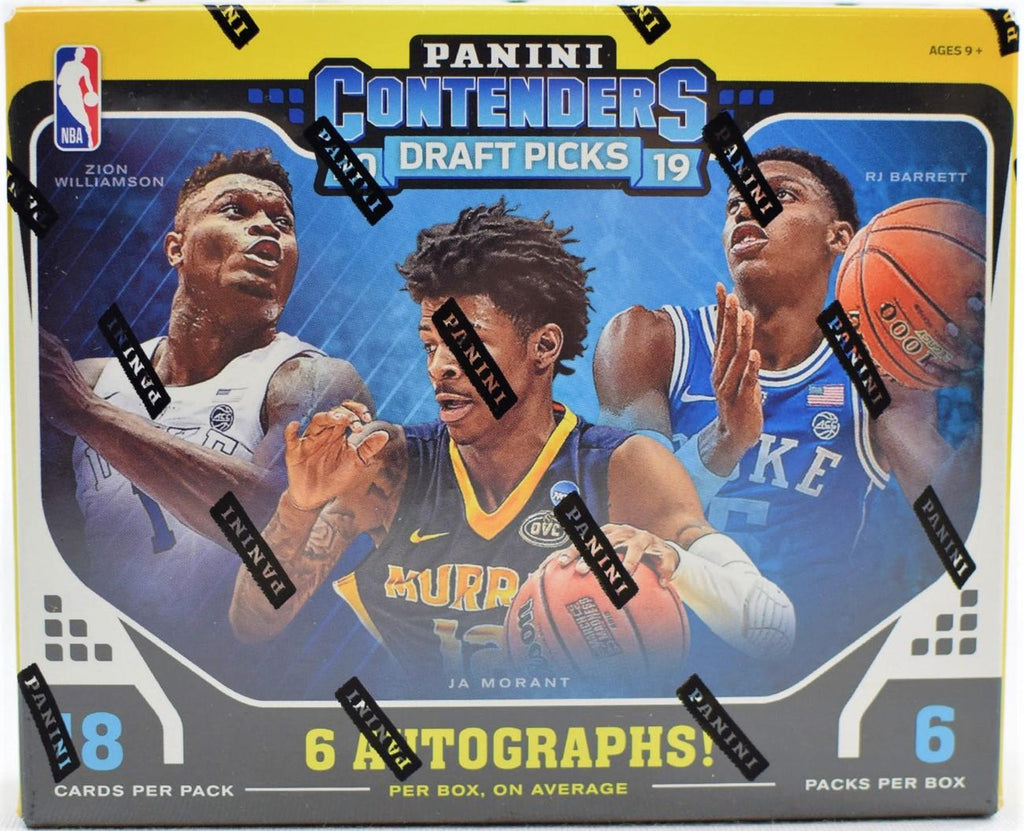 2019-20 Panini Contenders Draft Basketball Hobby Box- Zion RC