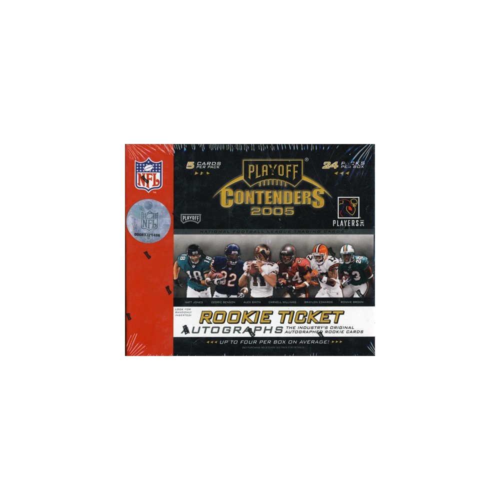 2005 Playoff Contenders Football Factory Sealed Hobby Case