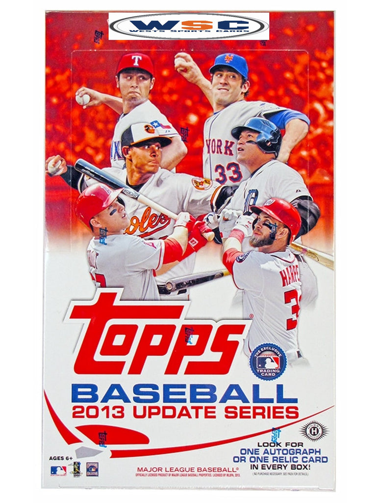 2013 Topps Update Series Baseball Hobby Box
