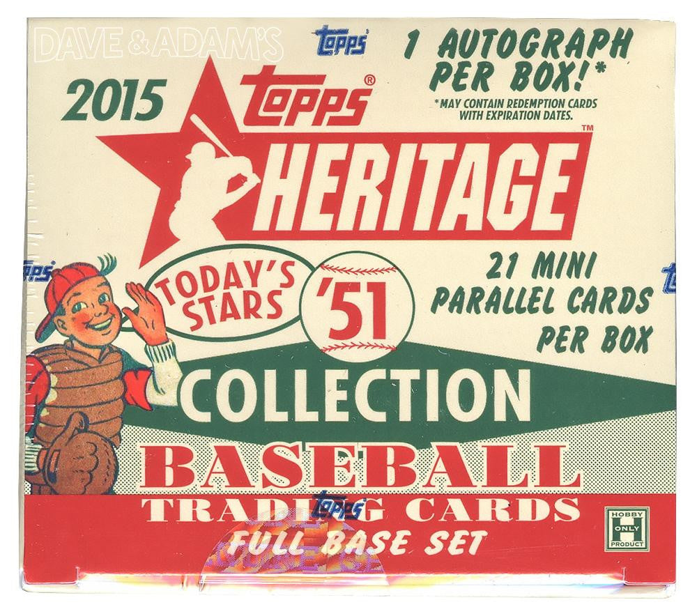 2015 Topps Heritage 51 Collection Baseball Hobby Box (set)