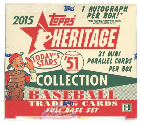 2015 Topps Heritage 51 Collection Baseball Hobby Box (set)