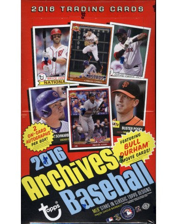 2016 Topps Archives Baseball Hobby Box