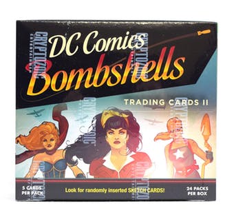 2018 DC Comics Bombshells Trading Cards Hobby Box (Cryptozoic)