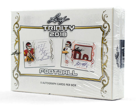 2018 Leaf Trinity Football Hobby Box