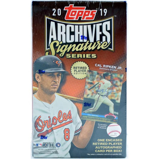 SALE! | 2019 Topps Archives Signature Series Retired Player Edition Baseball Hobby Box