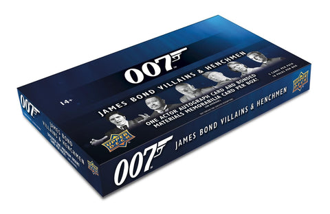 2020 Upper Deck James Bond 007 Villains & Henchmen Trading Cards Box