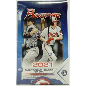 2021 Bowman Baseball Hobby Jumbo Box