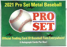 SALE! | 2021 Leaf Pro Set Metal Baseball Hobby Box