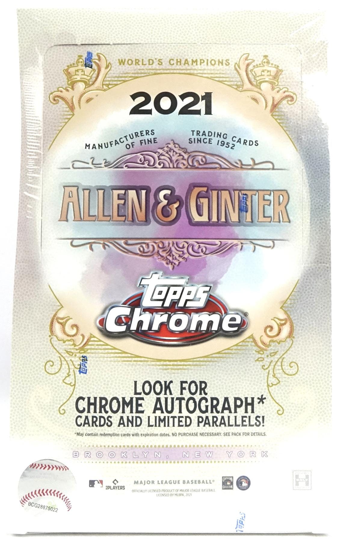SALE! | 2021 Topps Allen & Ginter Chrome Baseball Hobby Box