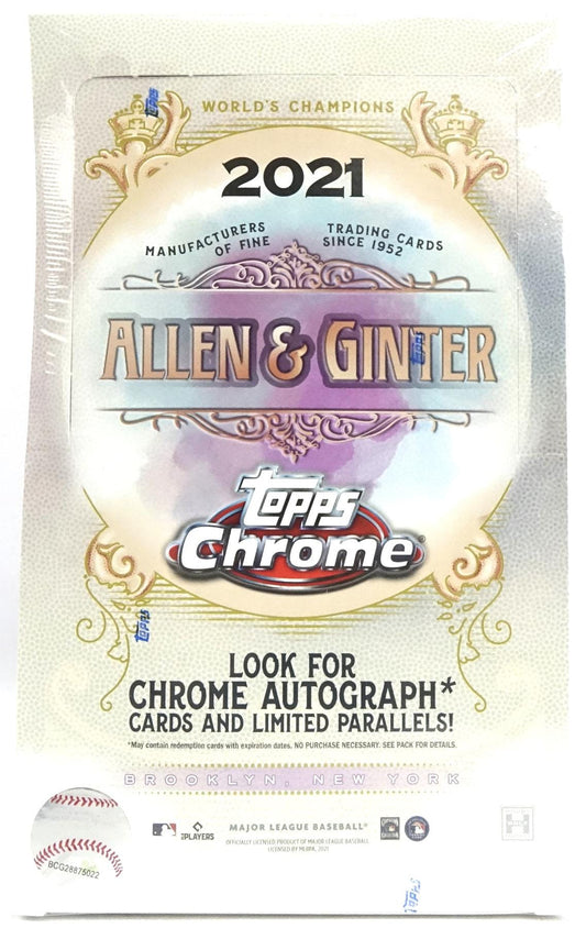 SALE! | 2021 Topps Allen & Ginter Chrome Baseball Hobby Box