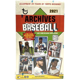 SALE! | 2021 Topps Archives Baseball Hobby Box