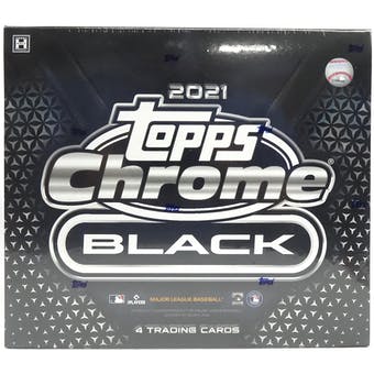 BOXING WEEK SALE! | 2021 Topps Chrome Black Baseball Hobby Box