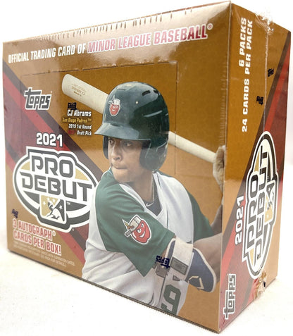 SALE! | 2021 Topps Pro Debut Baseball Hobby Jumbo Box