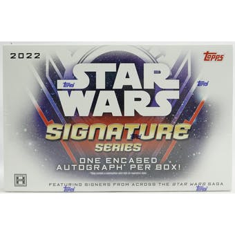 SALE! | 2022 Topps Star Wars Signature Series Hobby Box