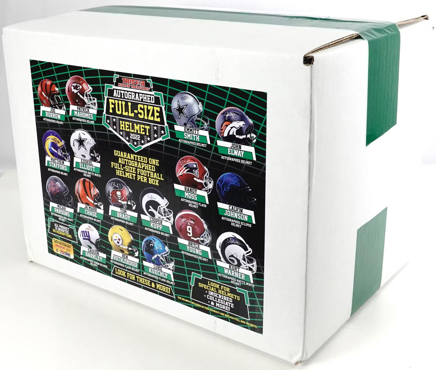 2022 TriStar Hidden Treasures Autographed Full-Size Helmet Football Hobby Box