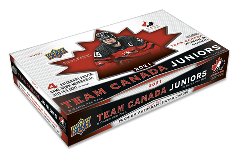 2021-22 Upper Deck Team Canada Juniors Hockey Hobby Box (Canadian Exclusive)