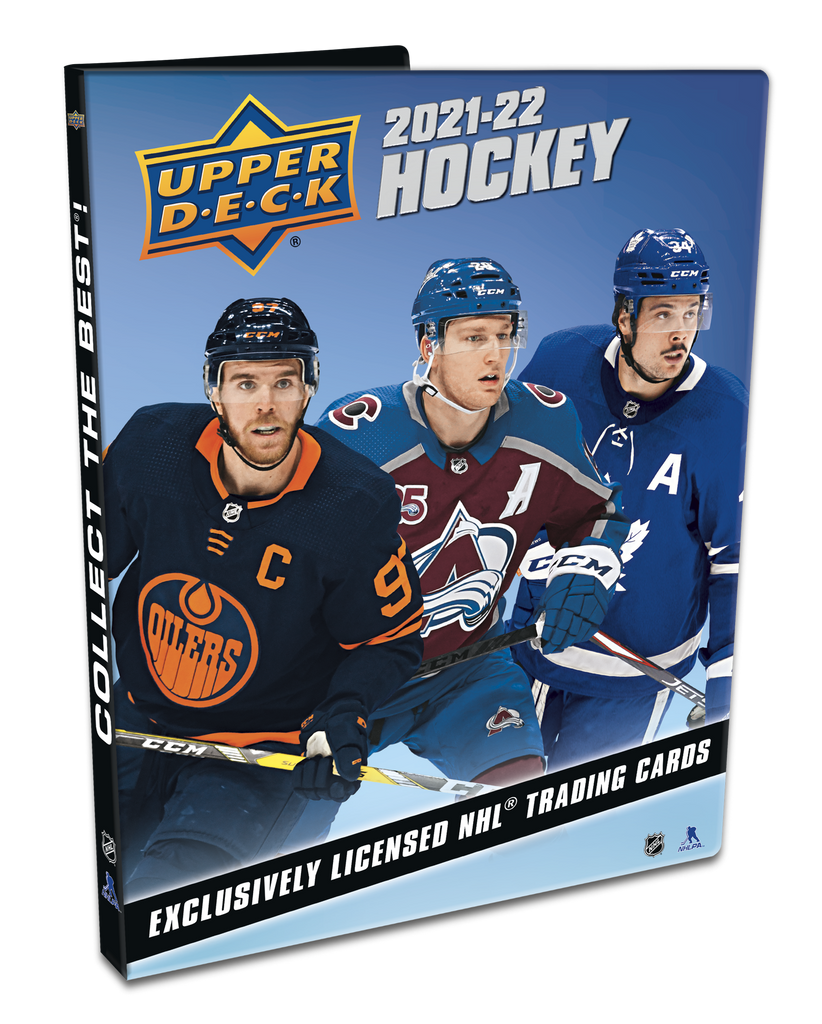 2021-22 Upper Deck Series 1 Hockey Starter Binder Box (Includes 3 Packs)