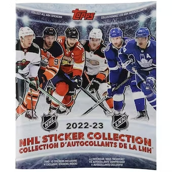 2022-23 Topps NHL Hockey Sticker Collection Album Book