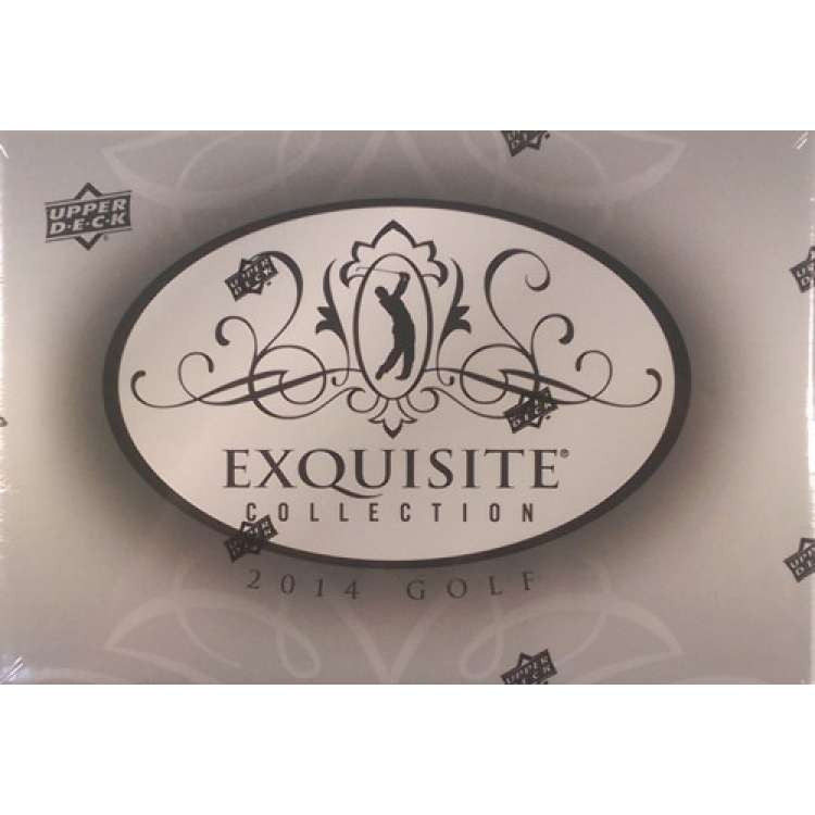 2014 Upper Deck UD Exquisite Collection Golf Hobby Box Tin