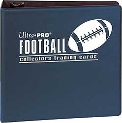 Ultra Pro 3IN Blue Football Binder