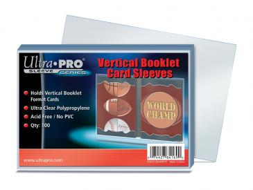 Ultra Pro Booklet Vertical Card Sleeves 100ct/pack
