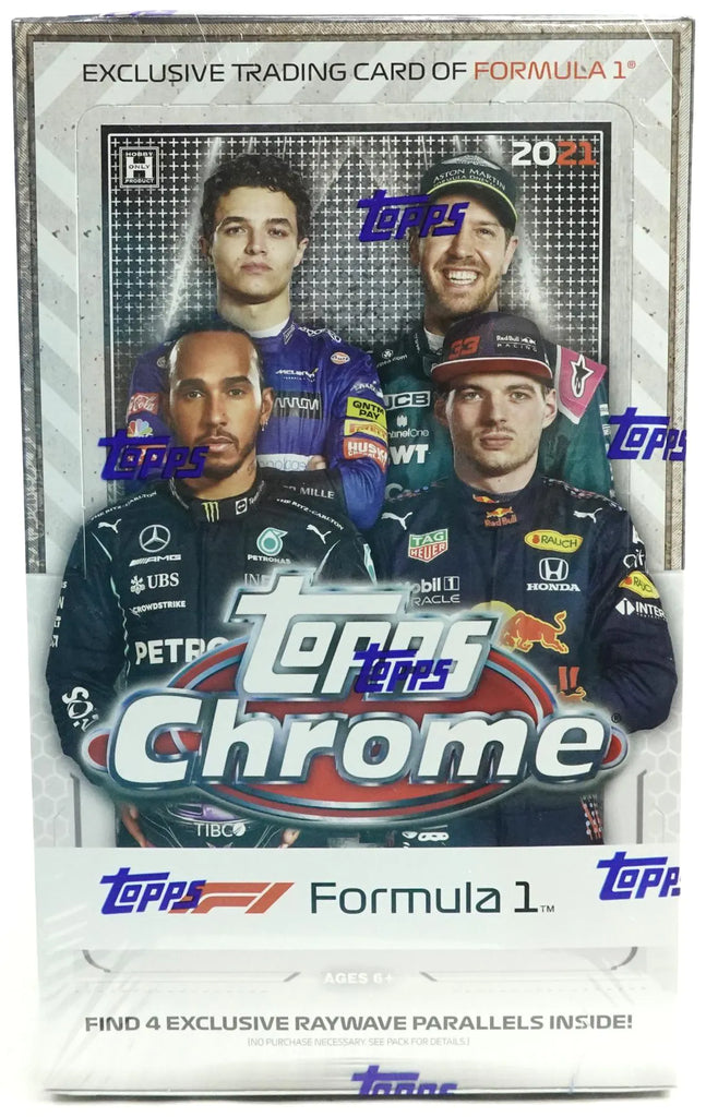 2021 Topps Chrome F1 Formula 1 Racing Hobby Lite Box