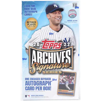 SALE! | 2022 Topps Archives Signature Series Retired Player Edition Baseball Hobby Box